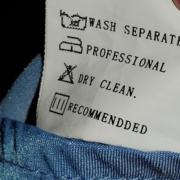 Noracora Sleeveless Shift Dress. Size Large. Blue - Picture 7 of 8